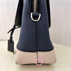 【kate spade】　ショルダーバッグ ネイビー×ベージュの画像