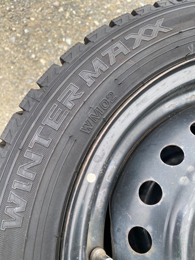 DUNLOP winter maxx wm02 155/65R14 22年製 　