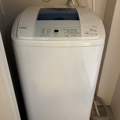 洗濯機あげます。受け渡しの時間指定あり。