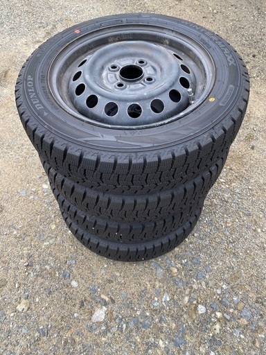 DUNLOP winter maxx wm02　155/65R14 21年製