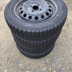 DUNLOP winter maxx wm02　155/65R14 21年製 　