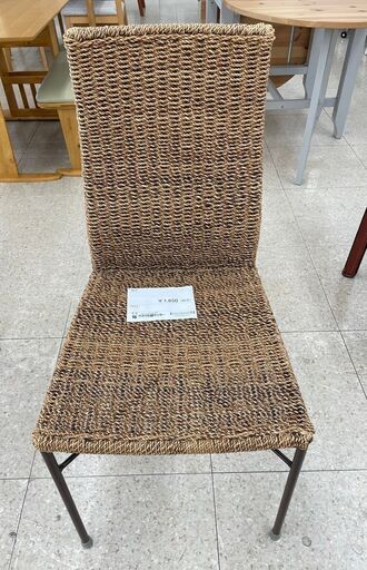 ★ジモティ割あり★  椅子 茶 H92×D54×W45 クリーニング済み TJ9329