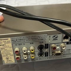 SHARP DV-AC72 HDD　デジタルハイビジョンレコーダーの画像