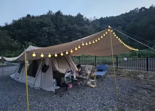 大きいタープ　8m × 6m