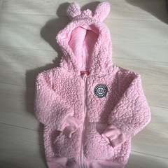 ベイビードール　　うさぎ耳　もこもこパーカー　90cm