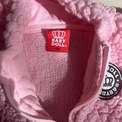 ベイビードール　　うさぎ耳　もこもこパーカー　90cmの画像