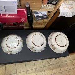 九谷焼　上出製　大鉢　骨董　年代物　食器　煮物鉢　アンティークの画像