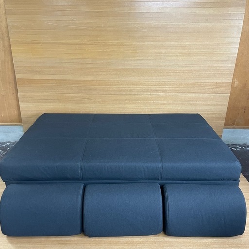 【ソファベッド】IKEA FLOTTEBO  ブラック ソファ 3人掛け ベッド 収納スペース付　イケア  フロッテボー 背もたれ