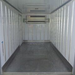 トラックコンテナ 箱 3200x1860x2000 横扉付 アルミバン 冷凍冷蔵 保冷 倉庫 物置 ガレージ コンテナハウス 愛媛よりの画像