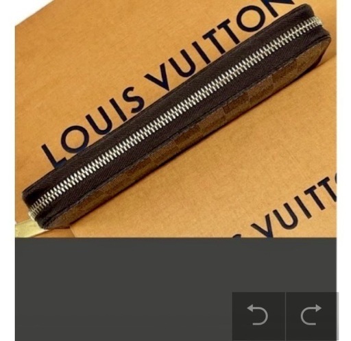決まりました。LOUIS VUITTON ダミエ 長財布 ジッピー ラウンドファスナー N41661 