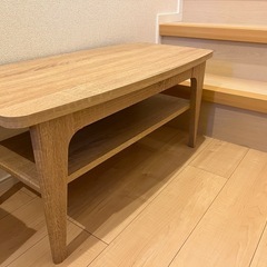 ローテーブル 幅80cm 高さ39cm ナチュラルブラウン 机 ...