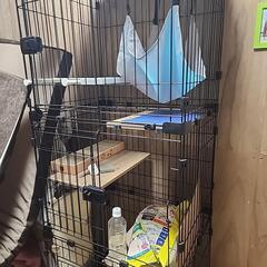 キャットゲージ　３段　　デオトイレ