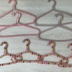 【文京区】ビーズ　ハンガー　キッズ　
かわいい