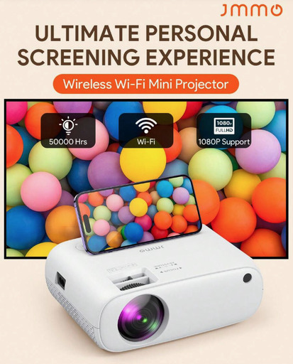[新品] プロジェクター　フルHD 1080P　iOS/Android対応