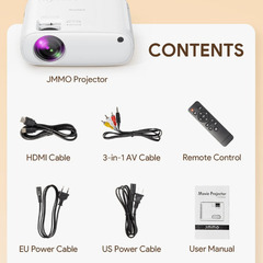 [新品] プロジェクター　フルHD 1080P　iOS/Android対応の画像