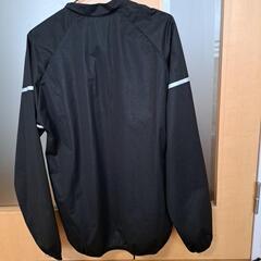 【未使用新品】黒のサウナスーツ仕様メンズジャケット/ジャンパー　アウター　長袖　薄手防寒トップス　欧米Lサイズ　　イー 10の画像