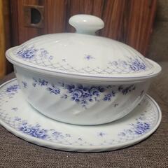 蓋付きボール　平皿セット