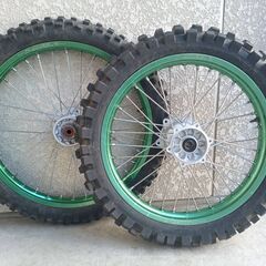 KLX250　Dトラッカー　KDX　Z-WHEEL前後ホイール　...