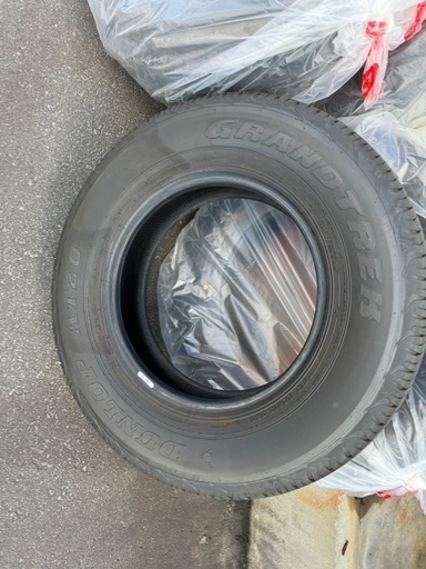 新車外し！ダンロップ グラントレック AT20 195/80R15 4本