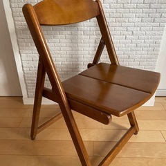 折りたたみチェア2脚の画像