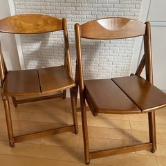 折りたたみチェア2脚