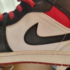 NIKE Air Jordan1 mid ジムレッドの画像