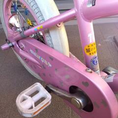 子供用自転車/16インチ/女の子/補助輪なしの画像
