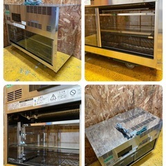 C(6725)直接引き取り限定 ネスター 冷蔵ディスクプレイケース RDC-92U506-1 2022年製 W900D510H1655 100V 50/60Hz 飲食店 業務用 店舗 大阪の画像