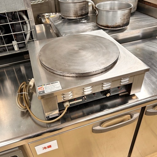 4681【美品】EISHIN エイシン クレープ焼き器 焼成機 業務用 EC-1000 100V