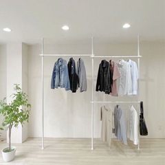 【成約済み】引取り限定　突っ張りポールハンガー　新宿の画像