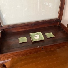 特価❣️ 無垢材　天然木　アジアン　コレクションテーブル　アンティークの画像