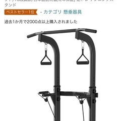 懸垂バーぶら下がり健康器　　の画像