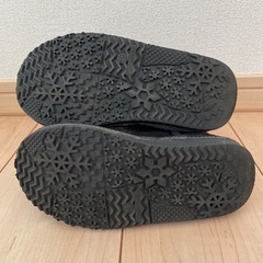 19㎝　ボアブーツ　ポケットモンスター　黒の画像