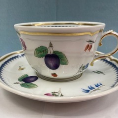 【愛品館 江戸川店】リチャードジノリ ジノリ イタリアンフルーツ カップ&ソーサー 5客セット ID:102-027617-007の画像