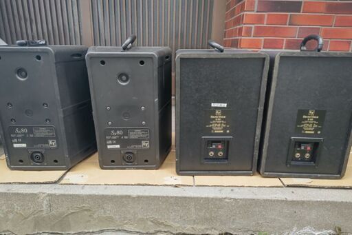 テスト済！Electro Voice エレクトロボイス EVS80 SX80 ４本まとめて