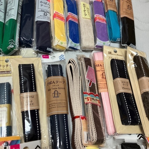 アクリルテープ　持ち手　まとめ売り　25㎜幅　98個
