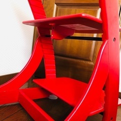 【美品】子供用チェア　成長にあわせて調節可の画像