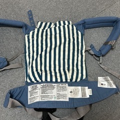 ergobaby エルゴベビー ベビーキャリア ブルー系×ストライプ 日本限定の画像
