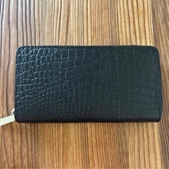 黒　革　長財布
