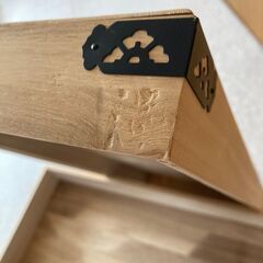 桐衣装箱　２段　着物収納や大事なコレクションの保管にの画像