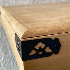 桐衣装箱　２段　着物収納や大事なコレクションの保管にの画像