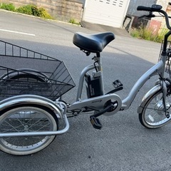 エイサンバイク BENERO かご付き三輪電動アシスト自転車 16インチ