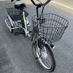 エイサンバイク BENERO かご付き三輪電動アシスト自転車 16インチ