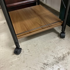 O2410-550 ニトリ キャスター付きレンジラック 中古美品の画像