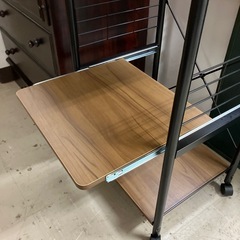 O2410-550 ニトリ キャスター付きレンジラック 中古美品の画像