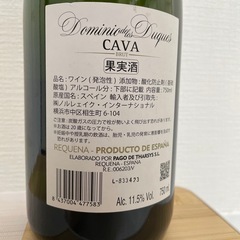 スパークリングワイン 未開封