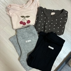 95〜100 女の子　長袖子供服　プティマインの画像