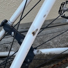 BASSO Lesmo 2x9s クロモリ ジャンク 修理しないと乗れませんの画像