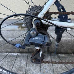 BASSO Lesmo 2x9s クロモリ ジャンク 修理しないと乗れませんの画像