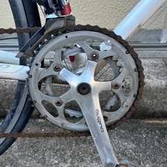 BASSO Lesmo 2x9s クロモリ ジャンク 修理しないと乗れませんの画像